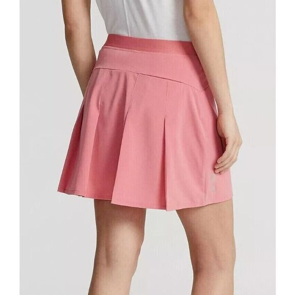 Ralph Lauren RLX Women's Sz S Pink Stretch Back Pleated AIM 17" Golf Skort - Picture 12 of 12